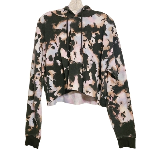 wild fable Tops - Wild Fable | Women's Tie Dye Cropped Hoodie Sweatshirt (Size XXL)